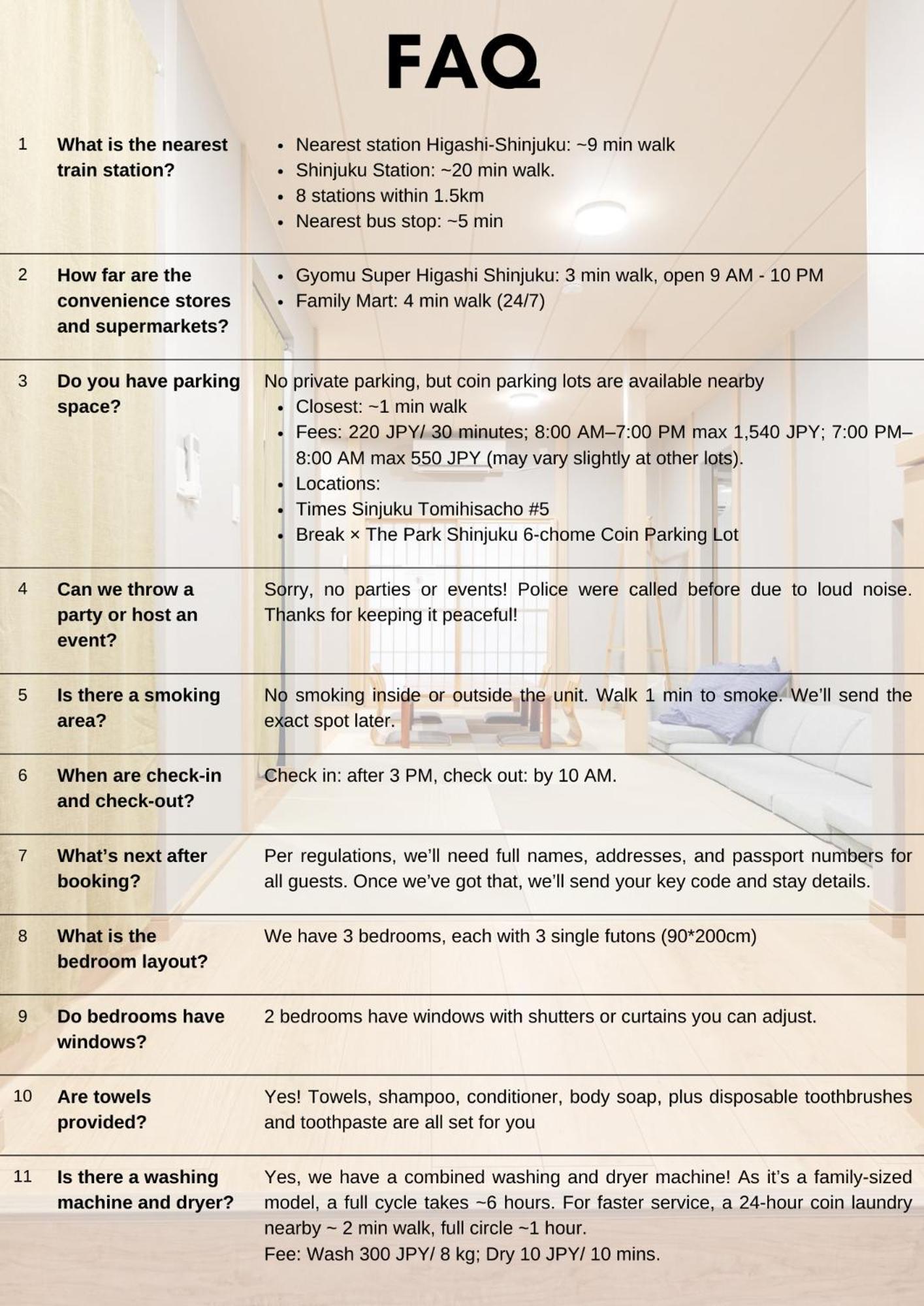 Apartemen Reta Vacation Tokyo